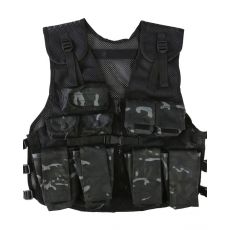 Detská taktická vesta typ assault (vzor BTP Black)