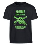 Detské tričko Zombie Apokalypse (Čierna)