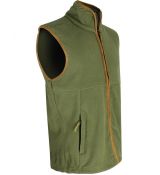 Detská Fleece Vesta (Olivová - Zelená)